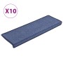 Tappetini per Scale 10 pz 65x21x4 cm Blu