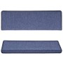 Tappetini per Scale 10 pz 65x21x4 cm Blu