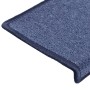 Tappetini per Scale 10 pz 65x21x4 cm Blu