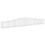 Cesti Gabbioni ad Arco 5 pz 400x30x40/60 cm Ferro Zincato