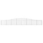Cesti Gabbioni ad Arco 5 pz 400x30x40/60 cm Ferro Zincato
