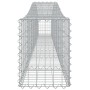 Cesti Gabbioni ad Arco 5 pz 400x30x40/60 cm Ferro Zincato