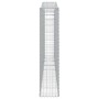 Cesti Gabbioni ad Arco 6 pz 400x30x140/160 cm Ferro Zincato