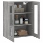 Mobile a Parete Grigio Sonoma 69,5x34x90 cm Legno Multistrato