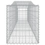 Cesti Gabbioni ad Arco 15 pz 400x50x60/80 cm Ferro Zincato