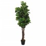 Albero Ficus Lyrata 232 Foglie 180 cm Verde