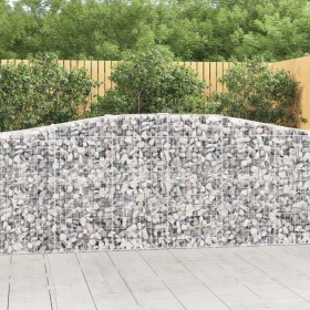 Cesti Gabbioni ad Arco 10 pz 400x50x100/120 cm Ferro Zincato