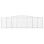 Cesti Gabbioni ad Arco 15 pz 400x30x100/120 cm Ferro Zincato