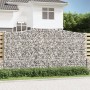 Cesti Gabbioni ad Arco 3 pz 400x50x200/220 cm Ferro Zincato