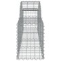 Cesti Gabbioni ad Arco 15 pz 200x30x40/60 cm Ferro Zincato
