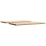 Piani Tavolo 2 pz 80x40x2,5 cm Rettangolare Legno Massello Pino