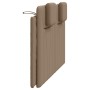 Cuscino Testiera Cappuccino 140 cm in Similpelle