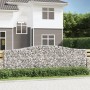 Cesti Gabbioni ad Arco 20 pz 400x50x120/140 cm Ferro Zincato