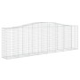 Cesti Gabbioni ad Arco 20 pz 400x50x120/140 cm Ferro Zincato