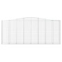 Cesti Gabbioni ad Arco 8 pz 400x50x160/180 cm Ferro Zincato