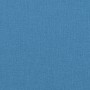Lettino Prendisole con Cuscino Blu Mélange 200x50x4cm Tessuto