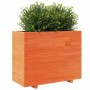 Fioriera Giardino Marrone Cera 90x40x72,5cm Legno Massello Pino