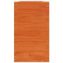 Fioriera Giardino Marrone Cera 90x40x72,5cm Legno Massello Pino