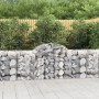 Cesti Gabbioni ad Arco 8 pz 200x50x80/100 cm Ferro Zincato