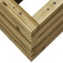 Fioriera da Giardino 90x40x68,5 cm in Legno di Pino Impregnato