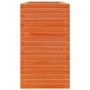 Fioriera Giardino Marrone Cera 90x40x68,5cm Legno Massello Pino