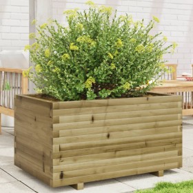 Fioriera da Giardino 90x60x49,5 cm in Legno di Pino Impregnato