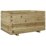 Fioriera da Giardino 90x60x49,5 cm in Legno di Pino Impregnato