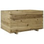 Fioriera da Giardino 90x60x49,5 cm in Legno di Pino Impregnato