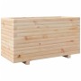 Fioriera da Giardino 90x40x49,5 cm in Legno Massello di Pino