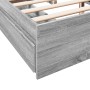 Giroletto Cassetti Grigio Sonoma 150x200 cm Legno Multistrato