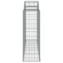Cesti Gabbioni ad Arco 6 pz 200x50x120/140 cm Ferro Zincato