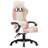 Sedia da Gaming Rosa in Similpelle