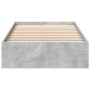 Giroletto Cassetti Grigio Cemento 100x200 cm Legno Multistrato