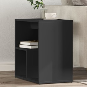 Tavolino Nero 50x30x50 cm in Legno Multistrato