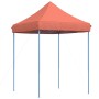 Tenda da Festa Pieghevole Pop-Up Terracotta 200x200x306 cm