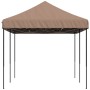 Tenda da Festa Pieghevole Pop-Up Tortora 580x292x315 cm