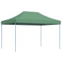 Tenda da Festa Pieghevole Pop-Up Verde 410x279x315 cm