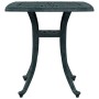 Tavolo da Giardino Verde 53x53x53 cm in Alluminio Pressofuso