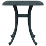 Tavolo da Giardino Verde 53x53x53 cm in Alluminio Pressofuso