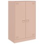 Credenza Rosa 67x39x107 cm in Acciaio