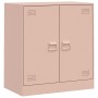 Credenza Rosa 67x39x73 cm in Acciaio