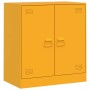 Credenza Giallo Senape 67x39x73 cm in Acciaio