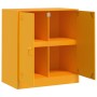 Credenza Giallo Senape 67x39x73 cm in Acciaio