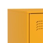 Credenza Giallo Senape 67x39x73 cm in Acciaio