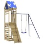 Set da Gioco da Esterno in Legno di Pino Impregnato