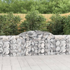 Cesti Gabbioni ad Arco 30 pz 300x30x80/100 cm Ferro Zincato