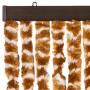 Tenda Antimosche Ocra e Bianca 118x220 cm in Ciniglia