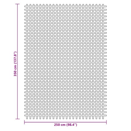 Tappeto da Campeggio Antracite 3,5x2,5 m