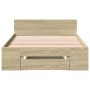 Giroletto Cassetto Rovere Sonoma 90x200 cm Legno Multistrato