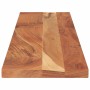 Piano Tavolo 140x20x3,8 cm Rettangolare Legno Massello Acacia